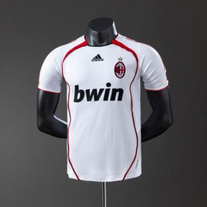 AC Milan 2007 2008 Home Retro Football Jersey