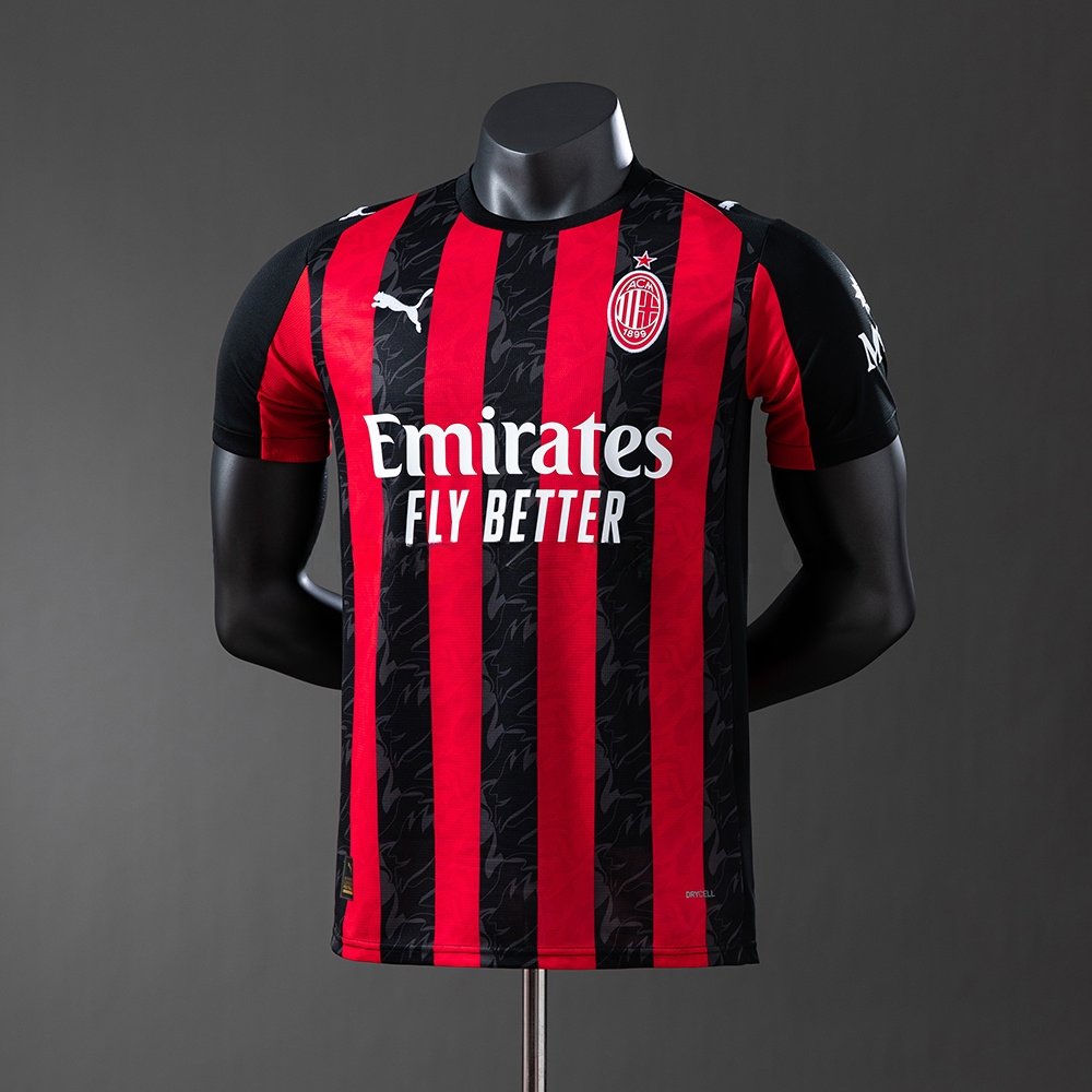 AC Milan 2025 Home Player Version Football Jersey