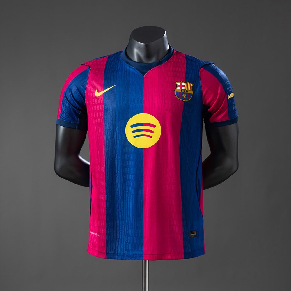 Barcelona 2025 Home Player Version Football Jersey